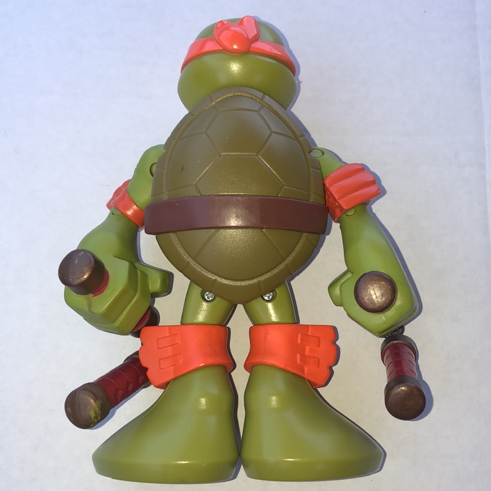 TMNT MICHELANGELO 2015 Viacom Teenage Mutant Ninja Turtle Action Figure - Picture 11 of 12